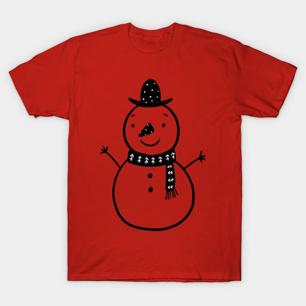 Snowman T-Shirt by chapter2